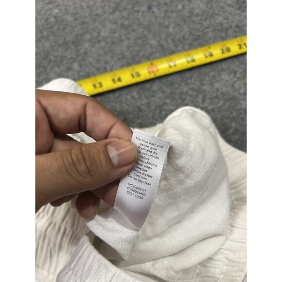 Athleta Cabo Linen Pant Jogger 10 Resort Coastal Minimalist Capsule Luxury Beach - Picture 6 of 13